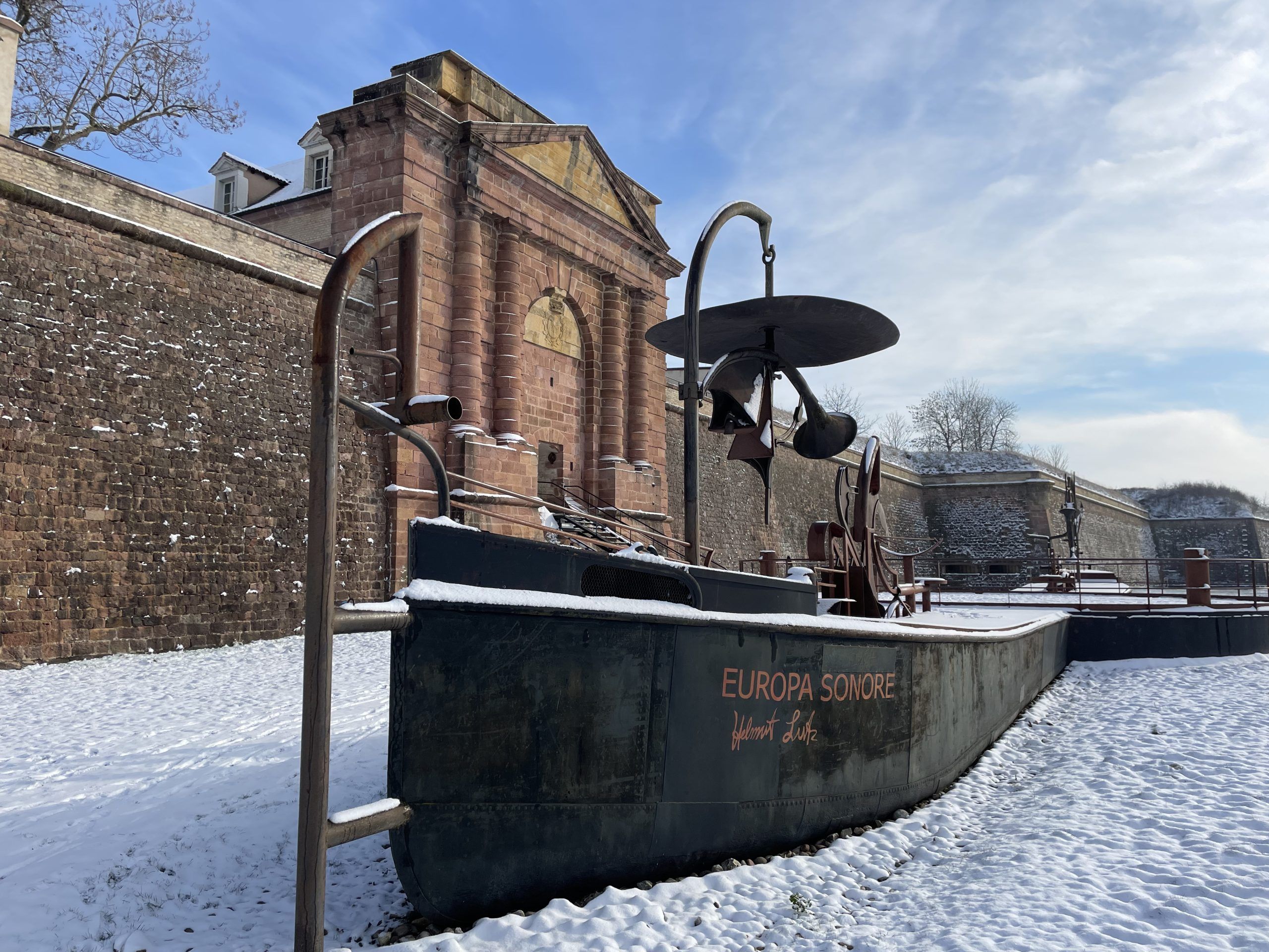 Neuf-Brisach sous la neige