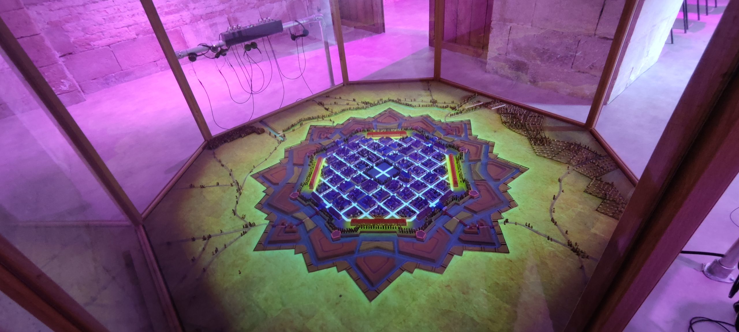 Maquette des fortifications au Musée Vauban de Neuf-Brisach