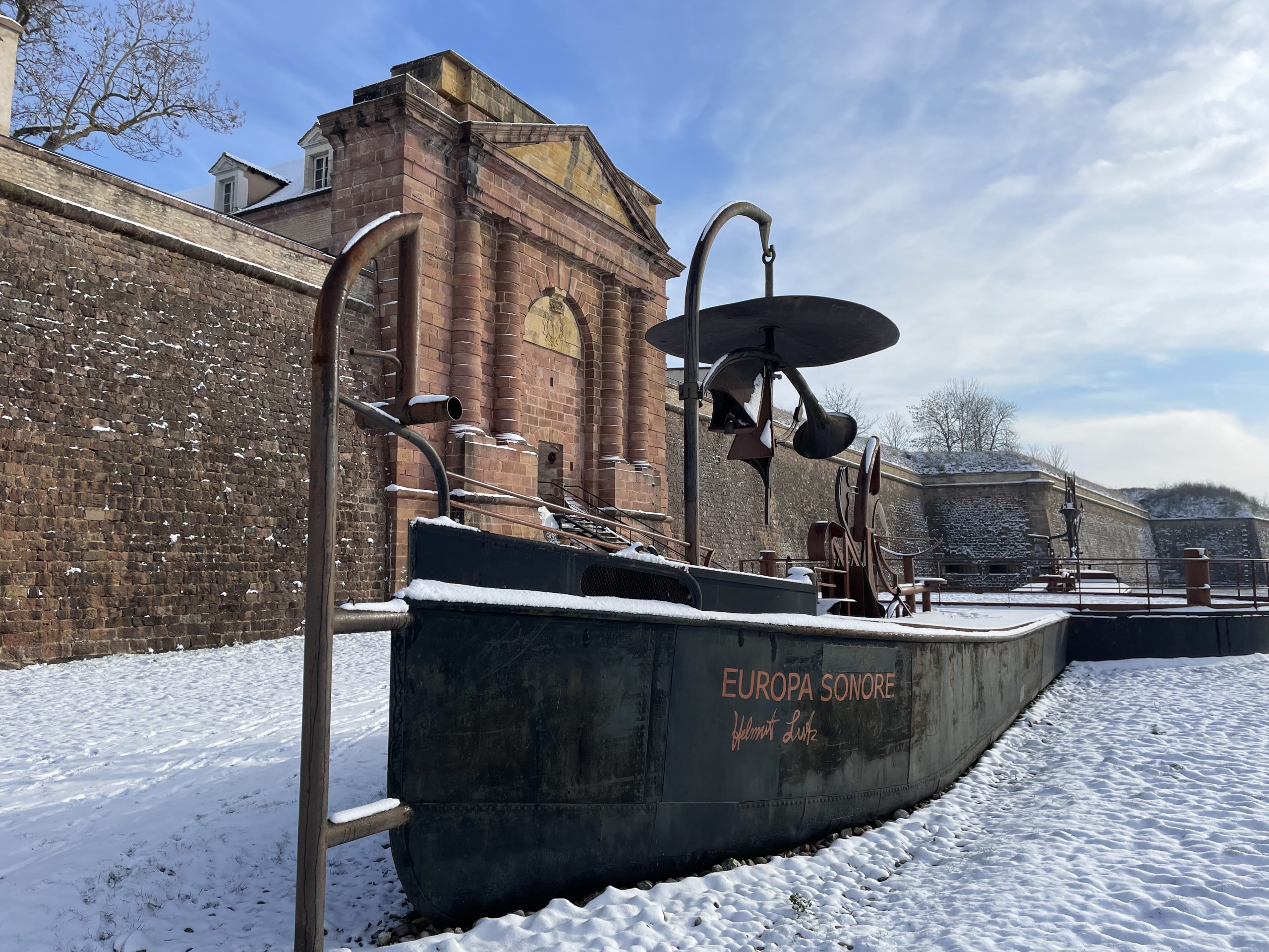 Neuf-Brisach sous la neige