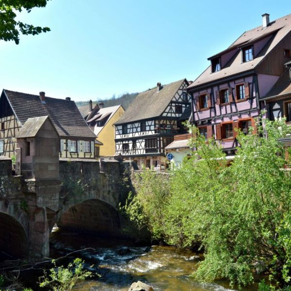Vue aérienne du Chateau du Haut-Koenigsbourg